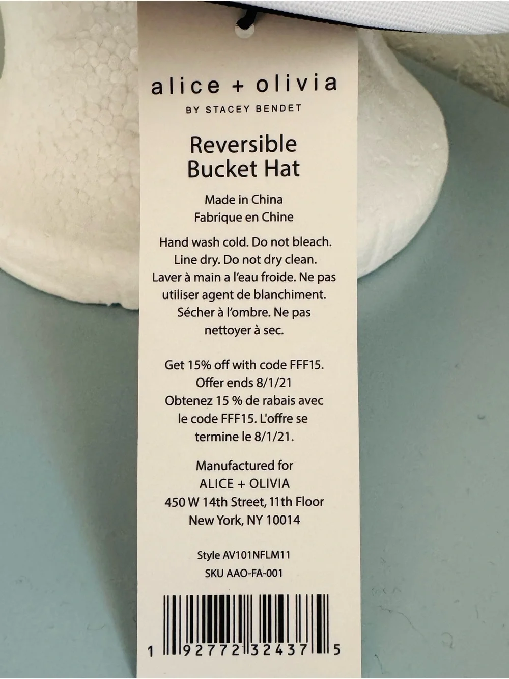 NWTAlice + Olivia Daisy Floral Bucket Hat